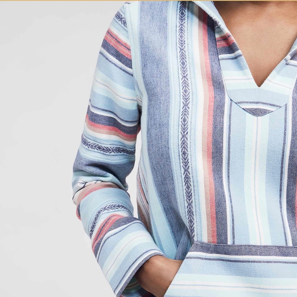 Faherty Women's Baja Poncho, Sierra Paradise